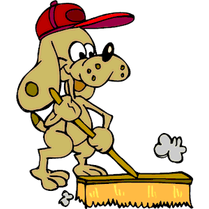 Dog Sweeping Png PNG images