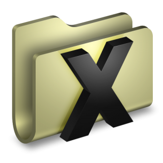 System Folder X Icon PNG images