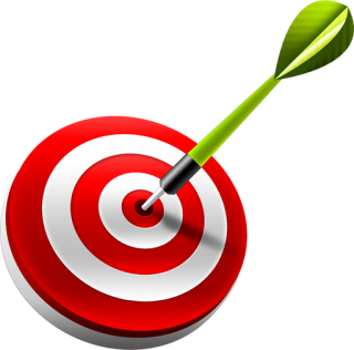 3D Target Dart Icons PNG images