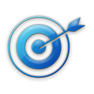 Bluee Target Icon PNG images