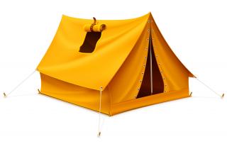 Orange Tent Png PNG images