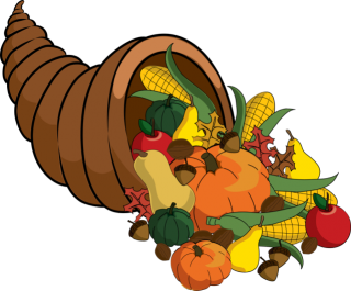 Thanksgiving Cornucopia Clipart PNG images