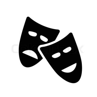 Cinema Theatre Mask Icon PNG images
