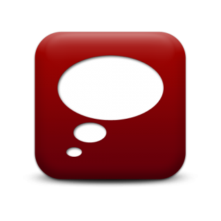 Left Thought Bubble Red Png PNG images