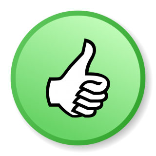 Green Thumbs Up Icon PNG images