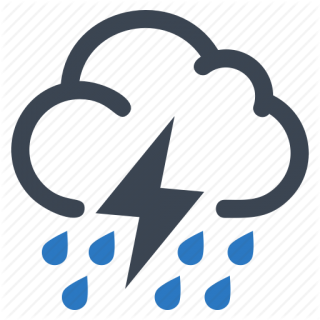 Vector Thunderstorm Icon PNG images