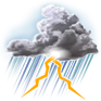 Thunderstorm Symbols PNG images