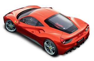 Red Ferrari Top Car Png PNG images