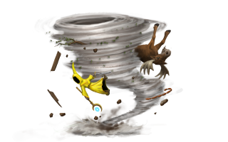 Nature People And Tornado Clipart PNG images