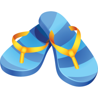 Summer Travel Flip Flops Icon Png PNG images