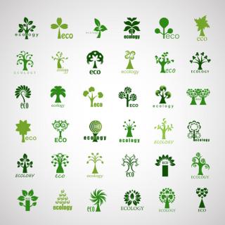 Creative Ecology Tree Icons Vector Plant Icons Free Download PNG images