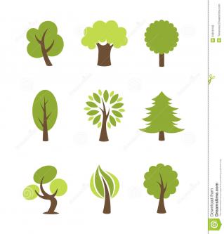 Tree Icons Set Royalty Free Stock Photos Image: 34616148 PNG images
