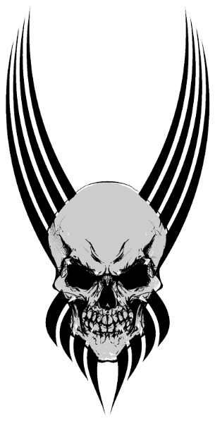 Transparent Png Background Tribal Skull Tattoos Hd PNG images