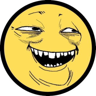 Trollface PNG transparent image download, size: 4005x3298px