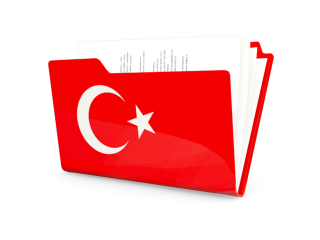 Turkey Flag Icon Vector PNG images