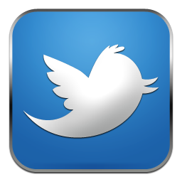 Bright Blue Twitter Logo Square Png PNG images