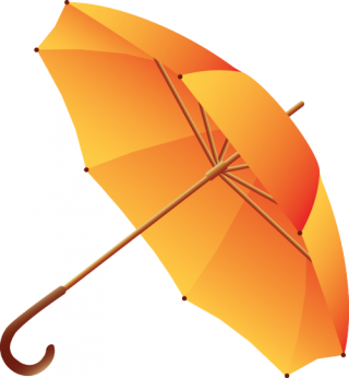 Orange Umbrella Png PNG images