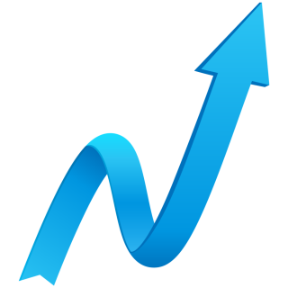 Blue Up Arrow Png PNG images