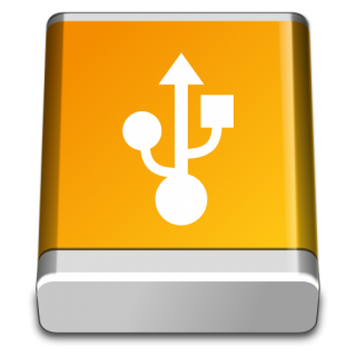 Orange Hd Usb Icon PNG images