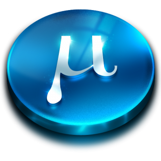 Blue Utorrent Icon PNG images