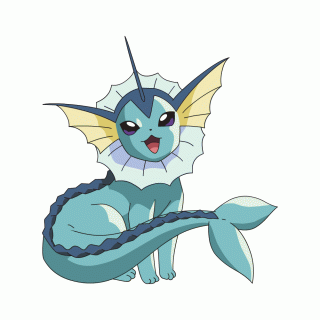 Vaporeon Elegant Png PNG images