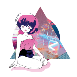 Ranma Vaporwave Png PNG images