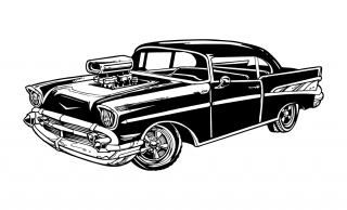 Black Vintage Cars Png PNG images