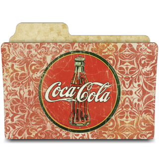 Vintage Coca Cola Folder Icon Png PNG images