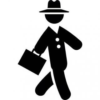 Businessman Walking Icon PNG images