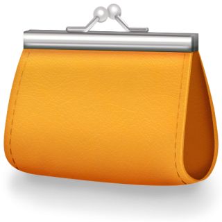 Orange Women Wallet Icon Png PNG images
