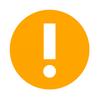 Orange Warning Icon PNG images