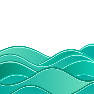 Green Wave Vector Transparent Background PNG images