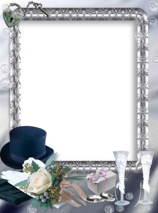 Photo Frame Wedding Png PNG images