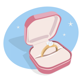 Engagement Ring Illustration Png Clipart PNG images