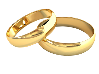 Golden Wedding Bells Png Hd PNG images