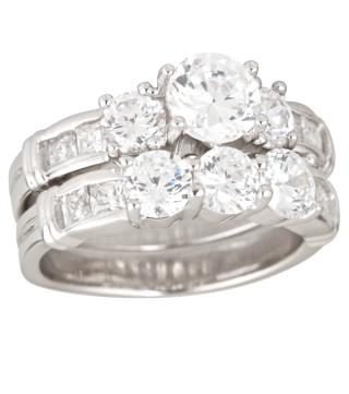 Silver Wedding Rings Png Photo PNG images