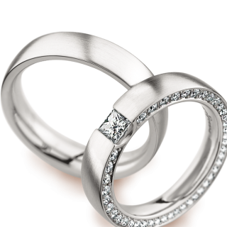 Silver Wedding Rings Transparent Background PNG images