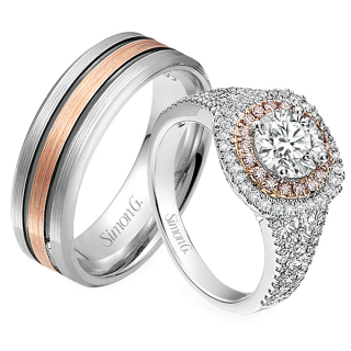 Simon G Jewelry Couple Rings Png PNG images