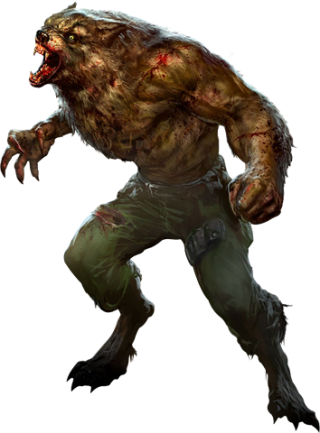 Werewolf, Fictional Character, Zombie Wolf PNG Images - FreeIconsPNG