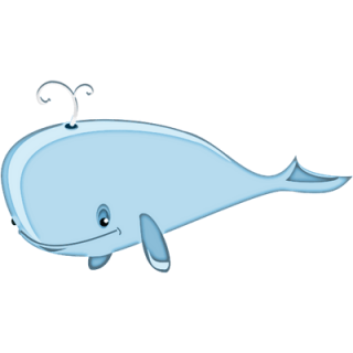 Chubby Line Character Whale PNG Pictures PNG images