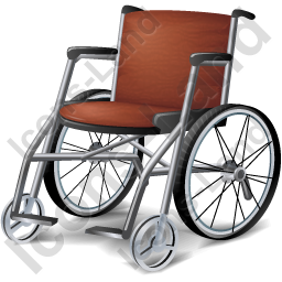 Red Wheelchair Png Photo PNG images