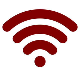 Maroon Wifi Icon PNG images