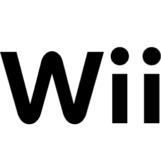 Black Wii Logo Icon PNG images