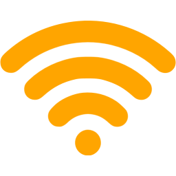 Orange Wireless Icon Png PNG images
