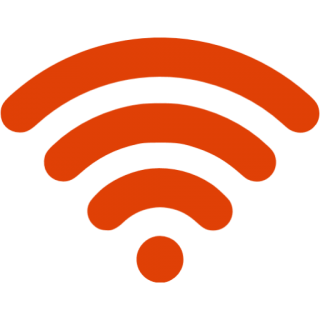 Orange Wireless Icon Png PNG images