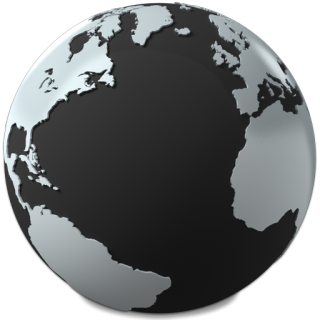 Black Globe World Png PNG images