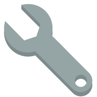 Use These Wrench Vector Clipart PNG images