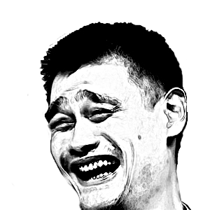 Yao ming face meme high quality Royalty Free Vector Image