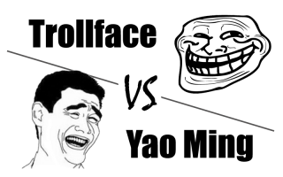 Trollface Vs Yao Ming Png PNG images