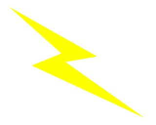 Yellow Lightening Bolt Clip Art PNG images